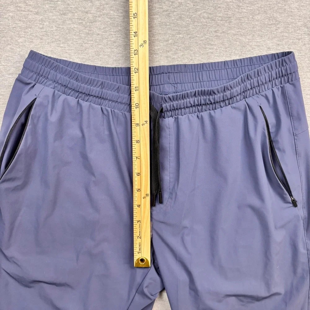 UNRL Apex Pants Mens Large Blue Gray Tapered Joggers Athletic Activewear READ